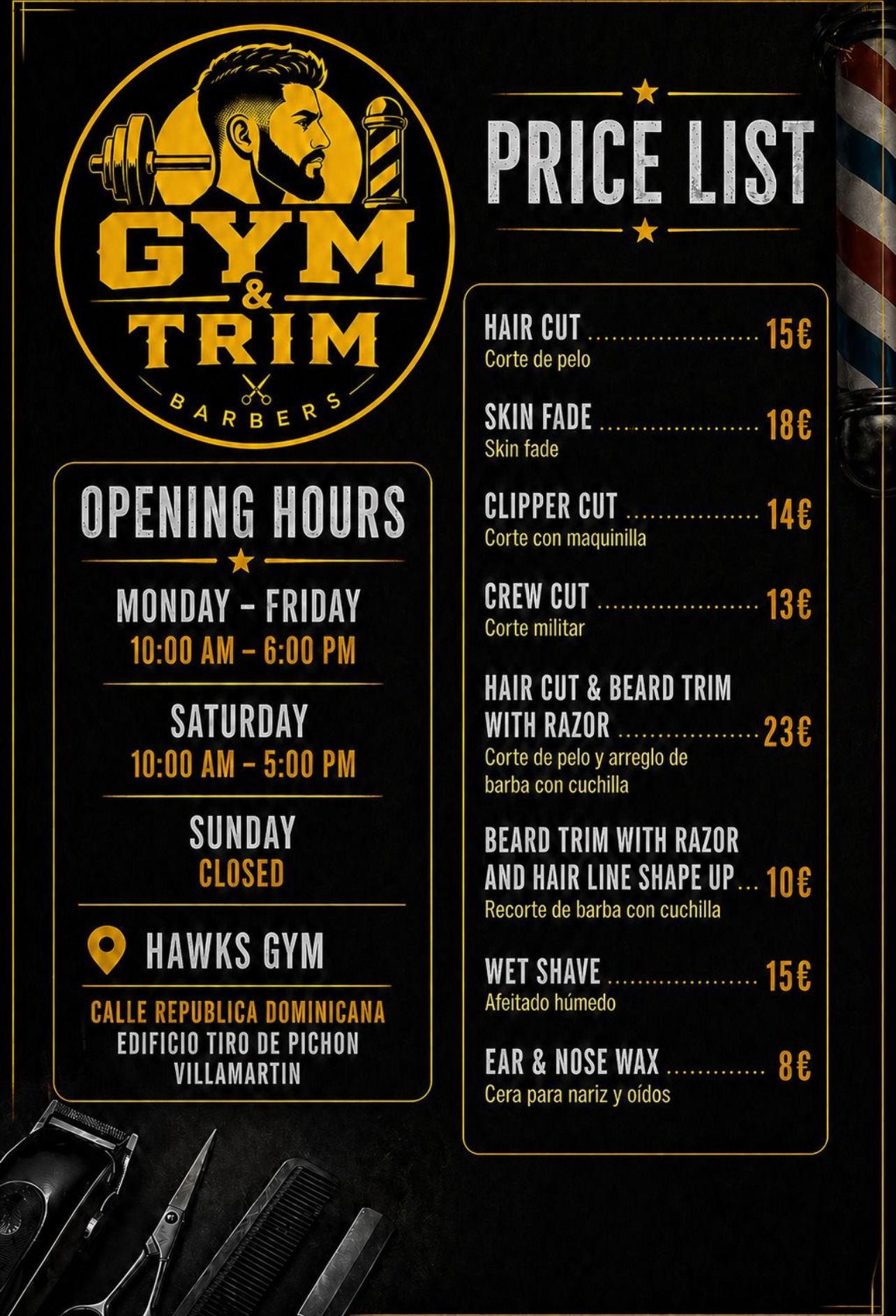 Price List